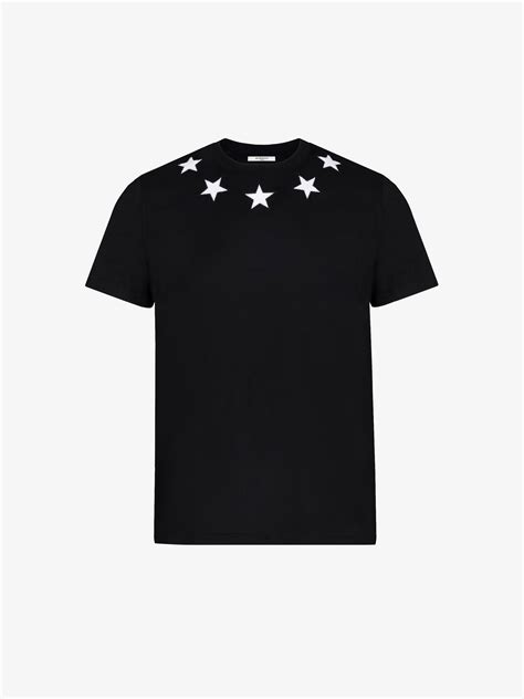 givenchy tshirt stars|Givenchy graphic t shirt.